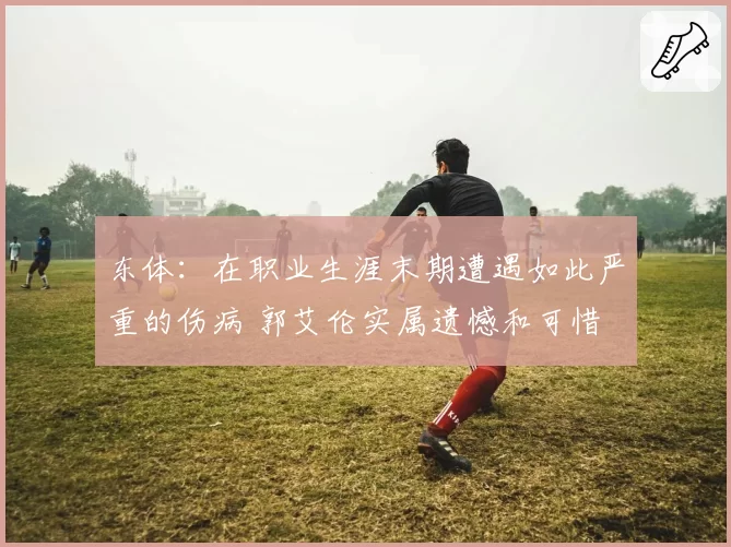 东体：在职业生涯末期遭遇如此严重的伤病 郭艾伦实属遗憾和可惜