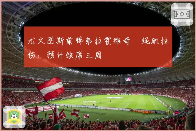 尤文图斯前锋弗拉霍维奇腘绳肌拉伤，预计缺席三周